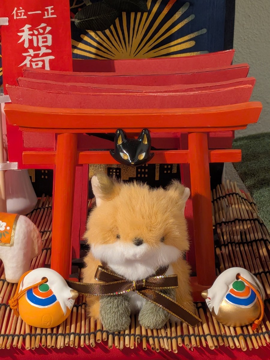 kotsukisya's tweet photo. 最終日なのでうちの子わたぽも連れてきました🦊♥ https://t.co/LRztcC9mtJ