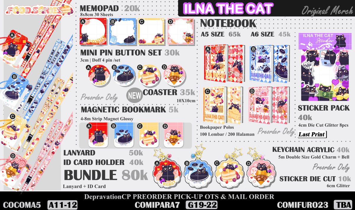 DepravationCP's tweet photo. [6/?]
Ilna The Cat
Fandom : Original Merch

#CF23 #CFXXIII #comifuro23catalogue #comifuro23 #cf23catalogue #comicfrontier #cocoma5 #comipara7 #originalmerch #originalmerchandise #originalcharacter https://t.co/3onAJqeFb9
