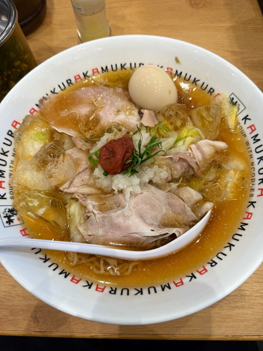 botamocchi_'s tweet photo. 神座さんの冷たいおいしいラーメン(梅しそおろし)😊 https://t.co/heNr5V6yAu