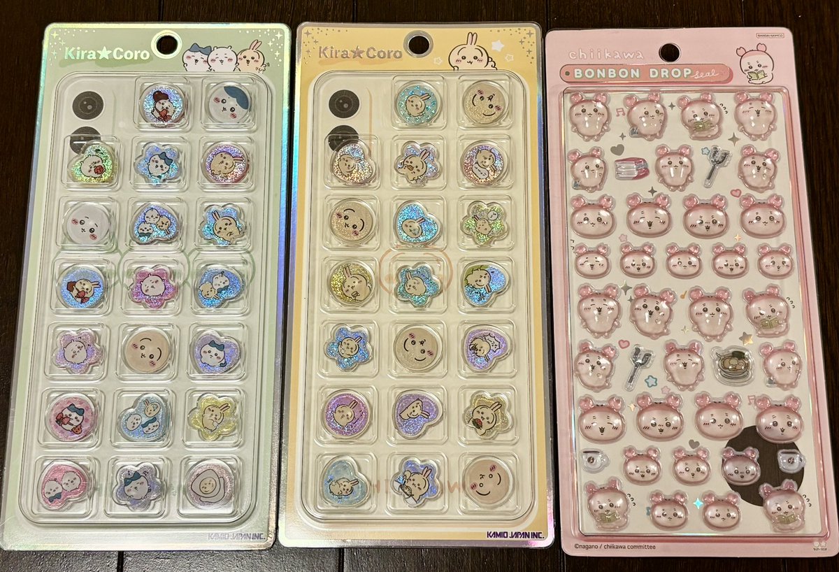 maruharu41's tweet photo. 【譲渡】ちいかわ キラコロ ボンボンドロップシール ハチワレ うさぎ 古本屋

譲→画像のもの
求→各定価＋送料

都内（上野周辺）手渡しまたは郵送でのお取引となります。
まとめてお引き取りいただける方優先します。
検索からもお気軽にお声がけください。 https://t.co/4RP9NKmNhE
