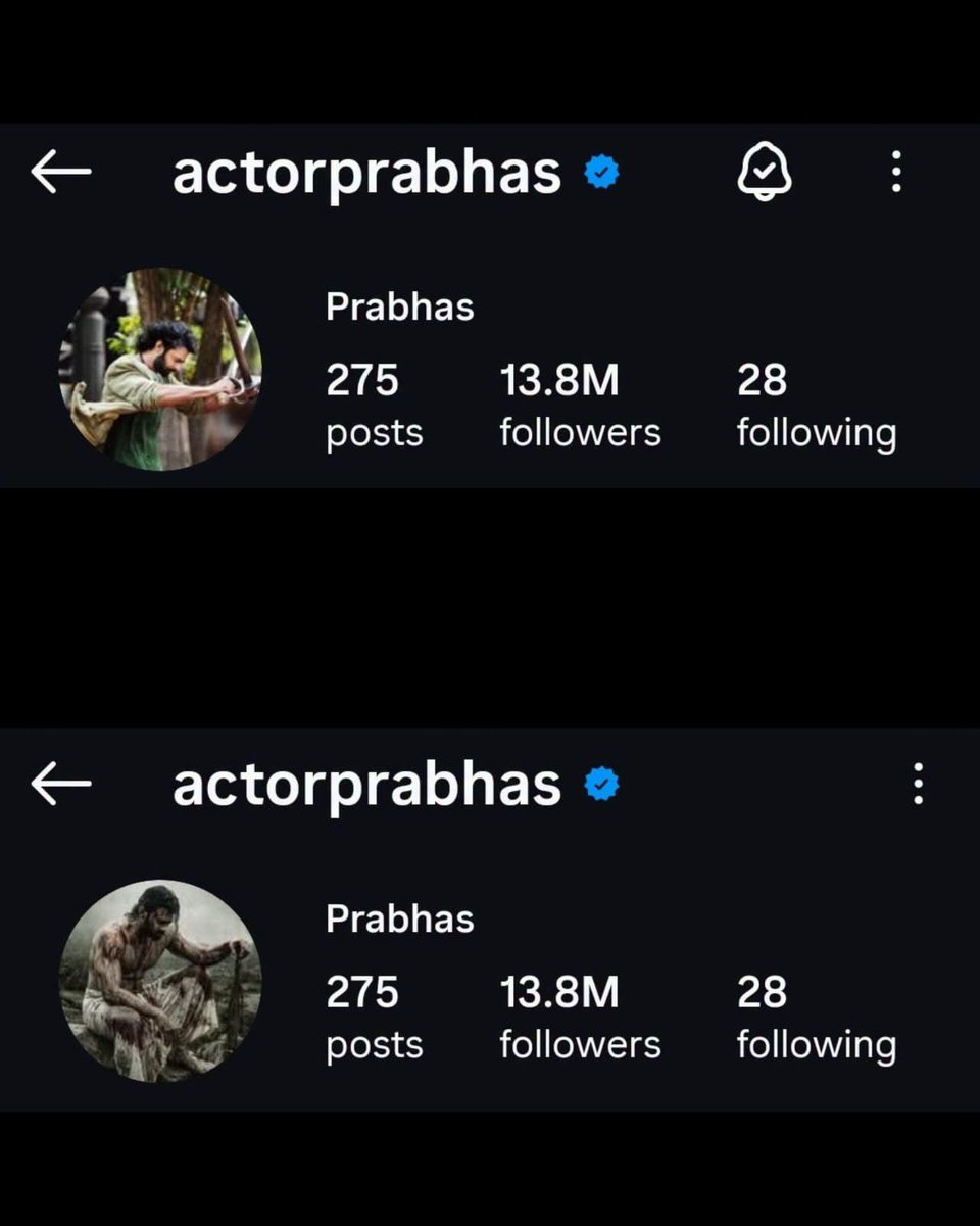 surajspundir's tweet photo. Actor Prabhas change his DP
#Prabhas‌  #fauzi  #prabhas  #actorprabhas #CinemaUpdates https://t.co/k4YIrgLvI1