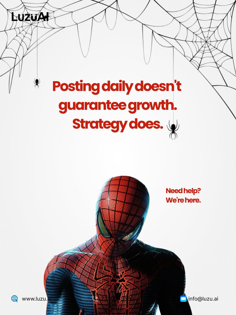 LuzuAI's tweet photo. The right audience.
The right content.
The right timing.
That's how brands grow.
Need help?
We're here. https://t.co/KCJE3dZ8eL