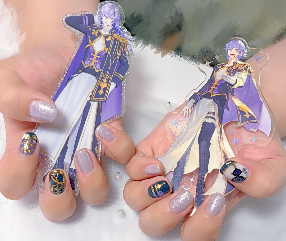 hn_drop_'s tweet photo. 今月は共通衣装ネイル💅★* https://t.co/HcVIoAS2z9
