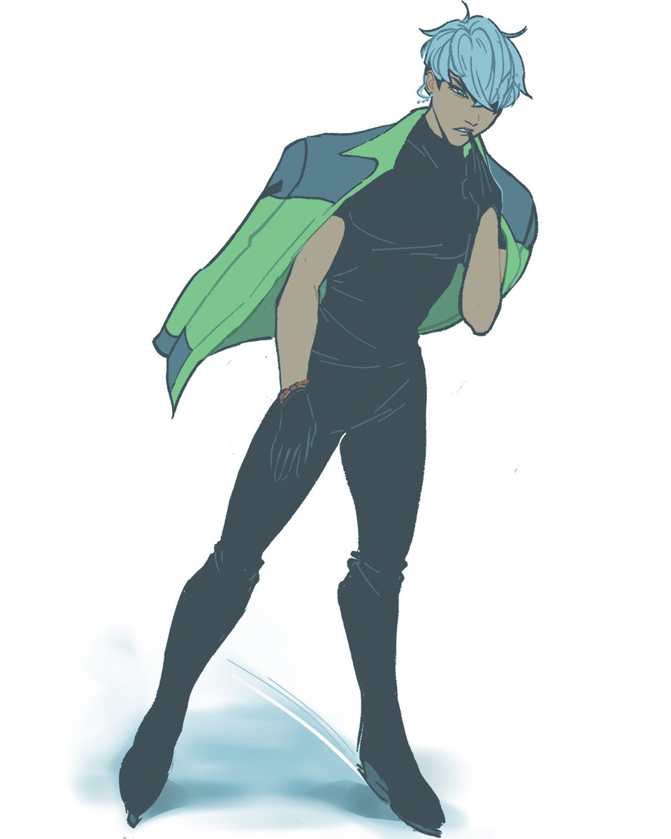 HRHroen's tweet photo. the ice prince got melted by a snowboarder in the olympic village #genzuki #mizuki #genji https://t.co/2cJs6vjzqJ