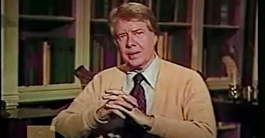 NECRTW's tweet photo. @EWErickson Thank you President Carter. I’ll put on a sweater and turn the thermostat down to 65 https://t.co/mNqqMl1mrg
