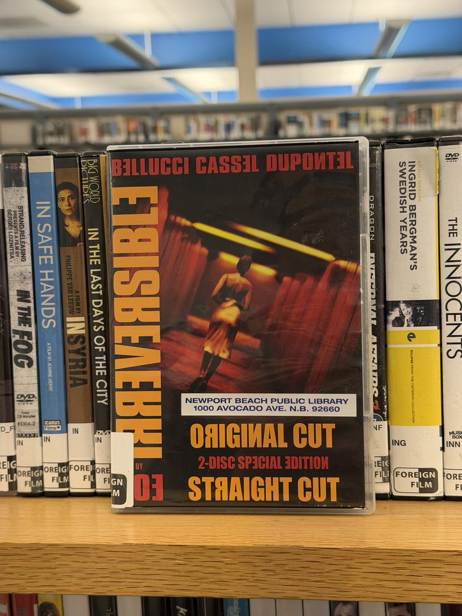 TheCinegogue's tweet photo. don’t sleep on your local library https://t.co/heb4sD2hQY
