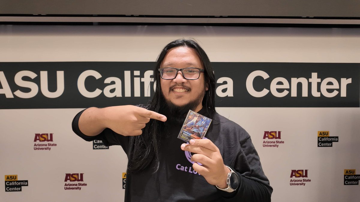 AkiraNB_TCG's tweet photo. Proud to say I'm the first Best of Jayce in the US! Ended my run in 17th place with the record of 5-2 at the @GenG LA Showdown. Shout out to my team @CatLoversTCG for enduring my Jayce testing sessions. Now onto the real Best of in LA. See you guys there! #Riftbound #BestofJayce https://t.co/rcOYsrQ0R5