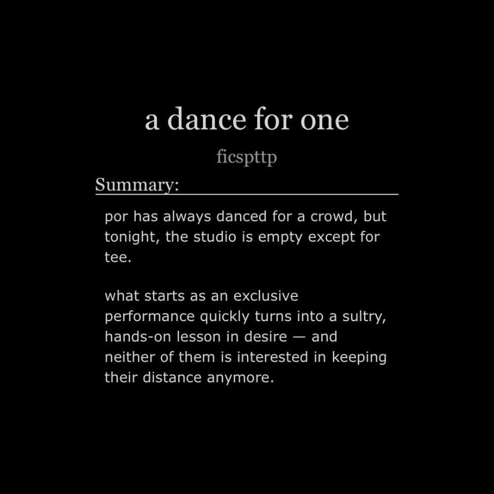 ficspttp's tweet photo. a dance for one. 
— a #pttp oneshot; 4.6k words; 🔞

🔗: https://t.co/pa1hWwJou5 https://t.co/8tMs9TTsvi