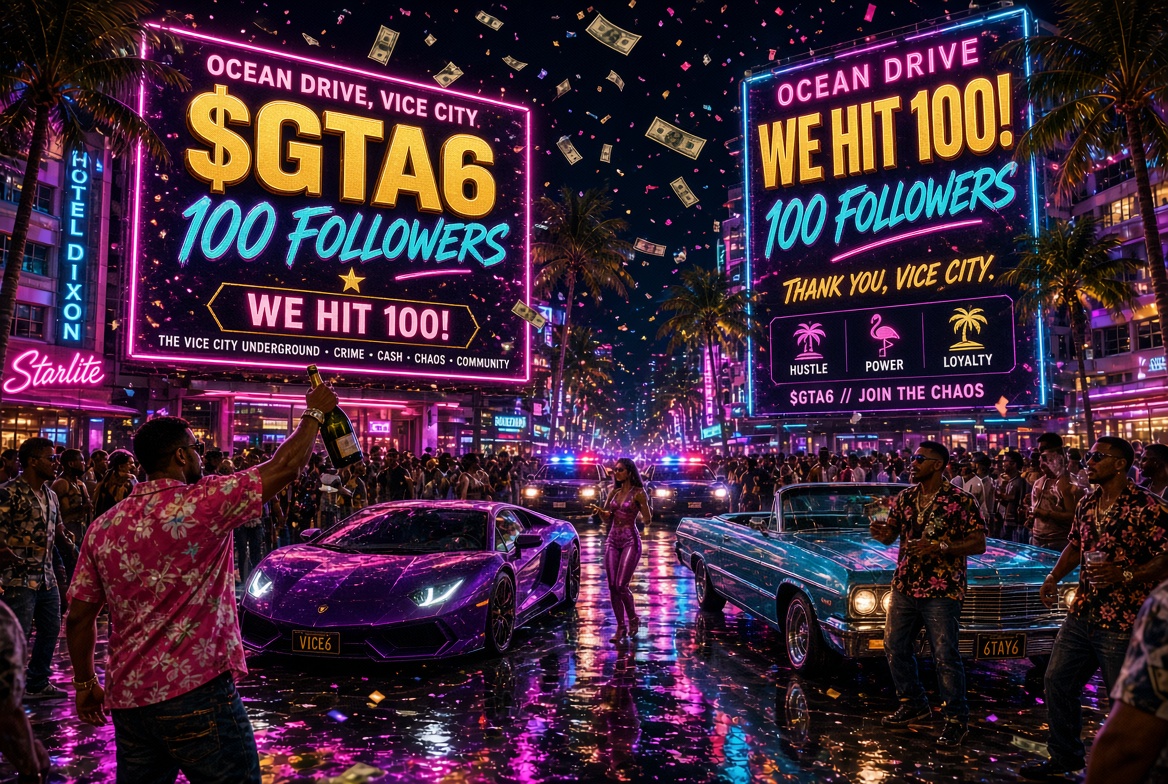 GTA_6_Meme's tweet photo. 100 followers now and the game is still 96 days out.

Whoever’s here now is here for the right reasons. Appreciate every one of you.

solana:4kjruqGHDsSqkMdFfCjV7Vb62HPFhtXyWc2t6JpQzDnz https://t.co/er0hkAHqJG