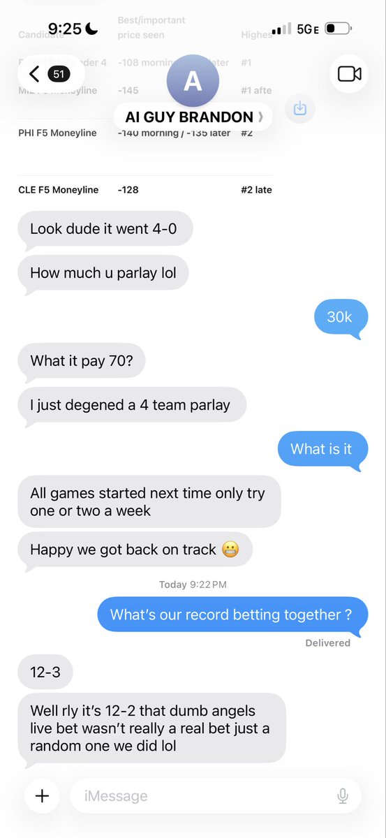 stevewilldoit's tweet photo. IF YOU LOST ON GIANTS READ : IF YOU BET GIANTS +1.5 post your @gamdom for reimbursements. IM SORRY. 
Guys I’m so sorry about the giants slip I posted earlier. AI guys top 2 picks hit today and went 2-0. The giants bet was just for fun and I didn’t mean to post. Here’s what AI guy won me . I feel bad. Won’t happen again. THIS DUDE legit has saved my life. TY AI GUY👊🏽