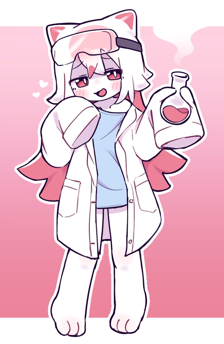 haru_furr's tweet photo. サイエンスなリオちゃん🧪 https://t.co/lbhy13yJn8