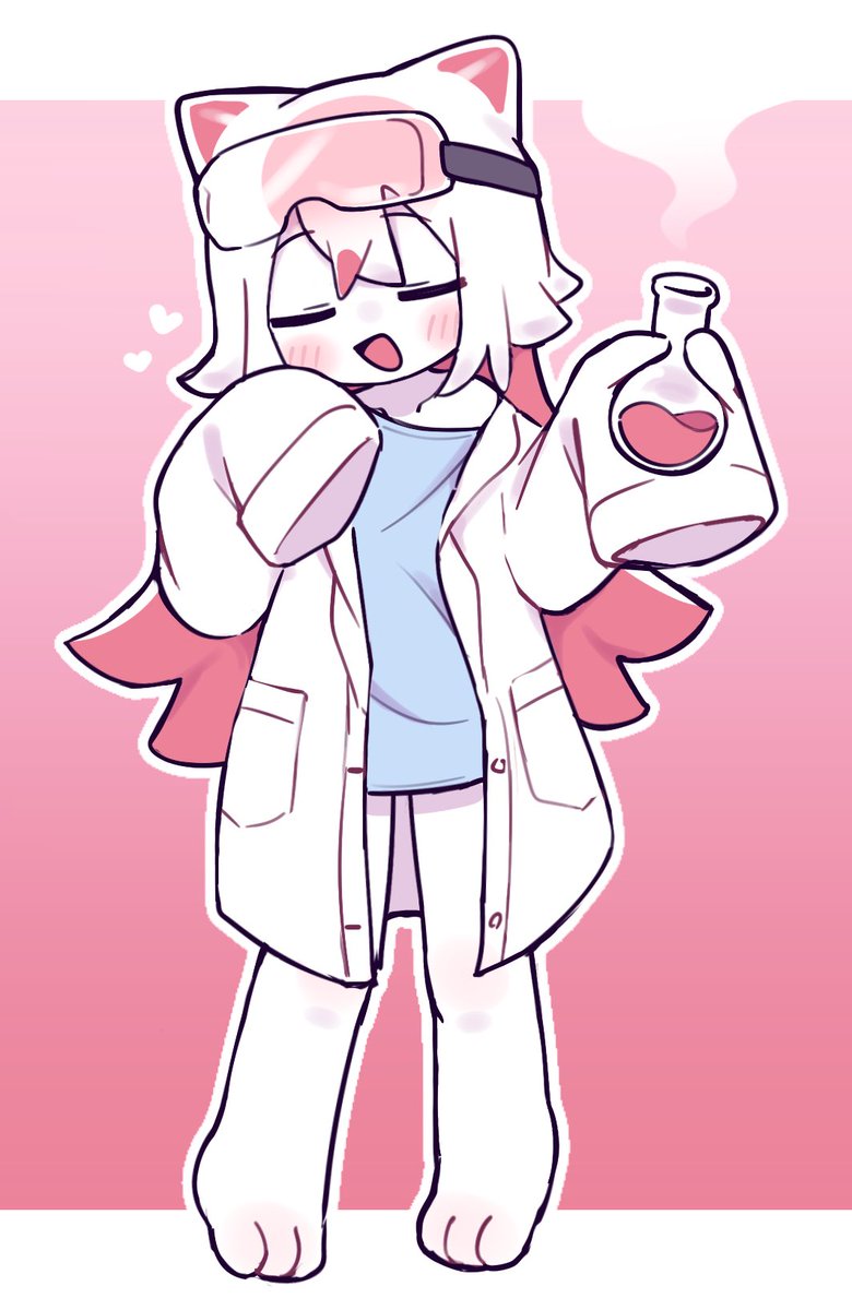 haru_furr's tweet photo. サイエンスなリオちゃん🧪 https://t.co/lbhy13yJn8