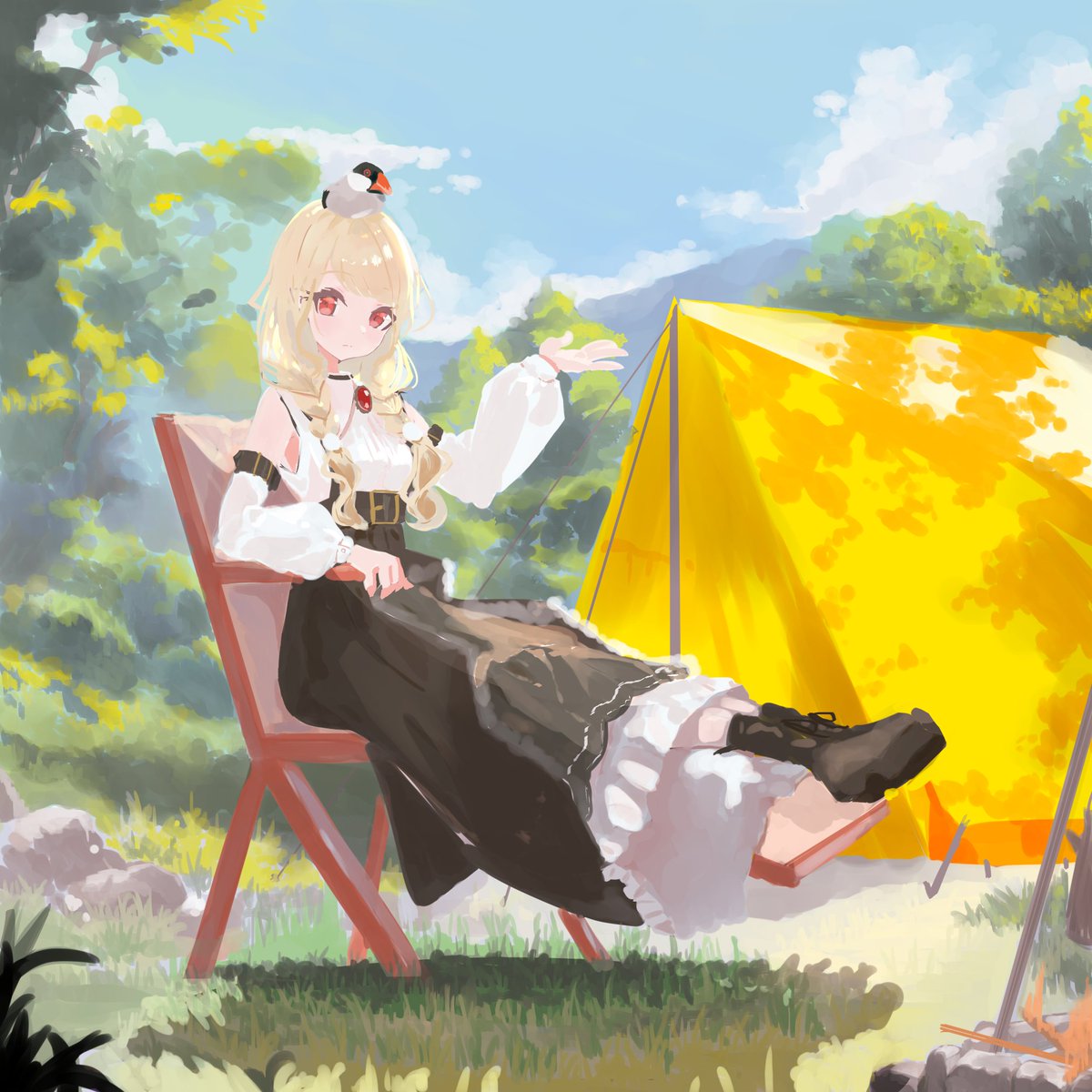 SIROTanpan's tweet photo. #ととの絵
髪型と衣装の魅力を詰め込んでみました https://t.co/0wHh9F9e1N
