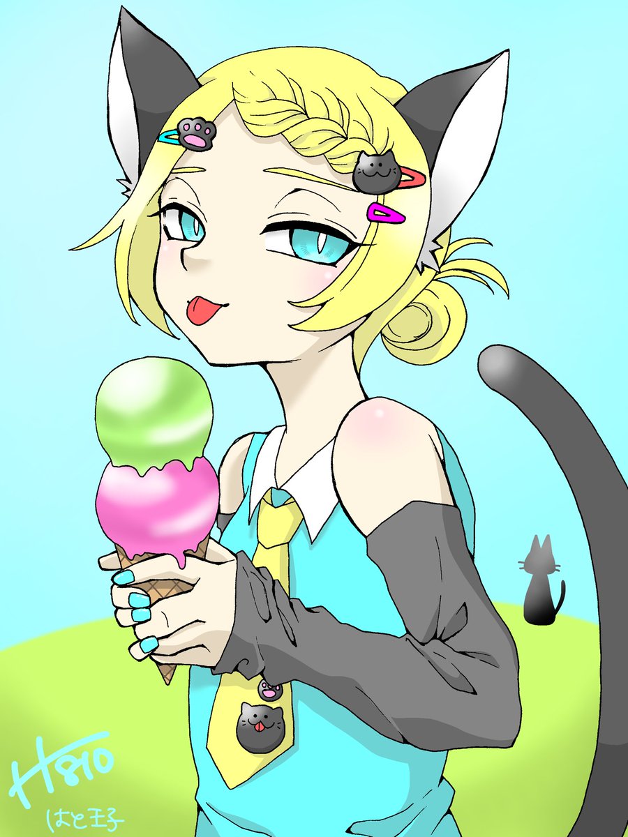 chun_poppo's tweet photo. ケモ耳ロリちゃん(^. .^  )੭
#イラスト https://t.co/Cuq1LsA17O