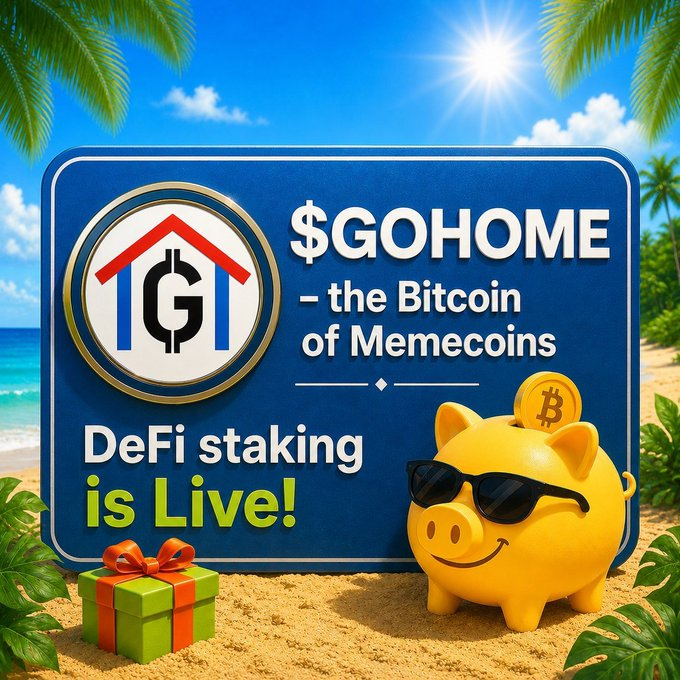 GoHome_Token's tweet photo. 💵 Official $GOHOME DeFi Staking is live now!          

Completely on-chain, up to 36.50% APY for diamond hands holders.            

https://t.co/wYwSwqUL1M https://t.co/PJYHPjTV4U