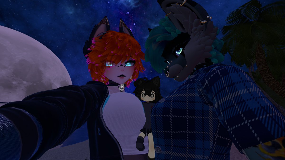 Nyxie_Lunaire's tweet photo. Hanging out with amazing friends plus a little bit of wiggles. https://t.co/ynn620cf45