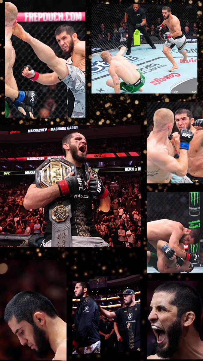 OmerOsman200's tweet photo. Alhamdulilah!! Allah Akbar!!! 

When Allah (SWT) is on your side, NOBODY can defeat you. 

Islam Makhachev has now successfully defended the title in 2 divisions, and now holds the UFC record for longest win streak ever, extending the win streak to 17 wins. 

Nobody would’ve envisioned this, after he suffered a KO loss early in his UFC career. 

He’s not done yet, but he ABSOLUTELY made a legitimate case to have his name entered in the GOAT conversation, whether you love it or hate it. 

May Allah (SWT) continue giving him victories in his career, protect him always, and always preserve his imaan, Allahuma Ameen. ☝️ 🤲❤️