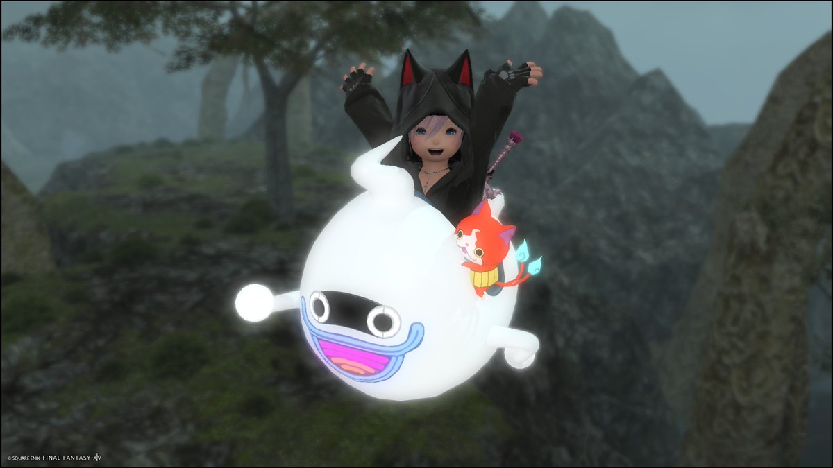 LOLITADOCY_CAS's tweet photo. 妖怪ウォッチコラボコンプリート！！

疲れた～😮‍💨

 #FF14
 #妖怪ウォッチ https://t.co/b8lBRpb556