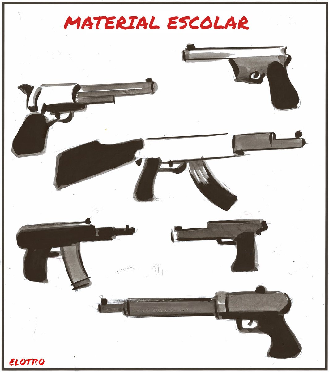 guanchezdelarue's tweet photo. Es una variación de: https://t.co/TPAnujNbFa
#elOtro #armas #violencia https://t.co/hfixpwfylT