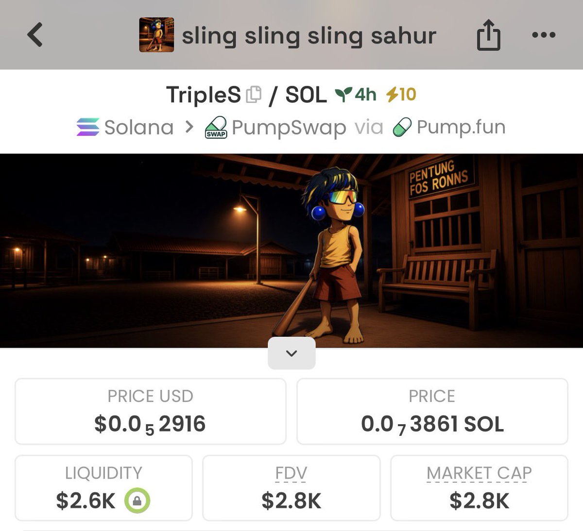 kenAbz's tweet photo. 6aWmNU5tuY1aANkZ7XDKgzADgmn7Fxh8rBRsgHbZpump

50% fees to Slingoor, he claimed it before.
He prob start pushing this again when he wake up like Baby Toad. 🚬

@ArcNikolas lets start pushing https://t.co/GwWhbEM5Xa