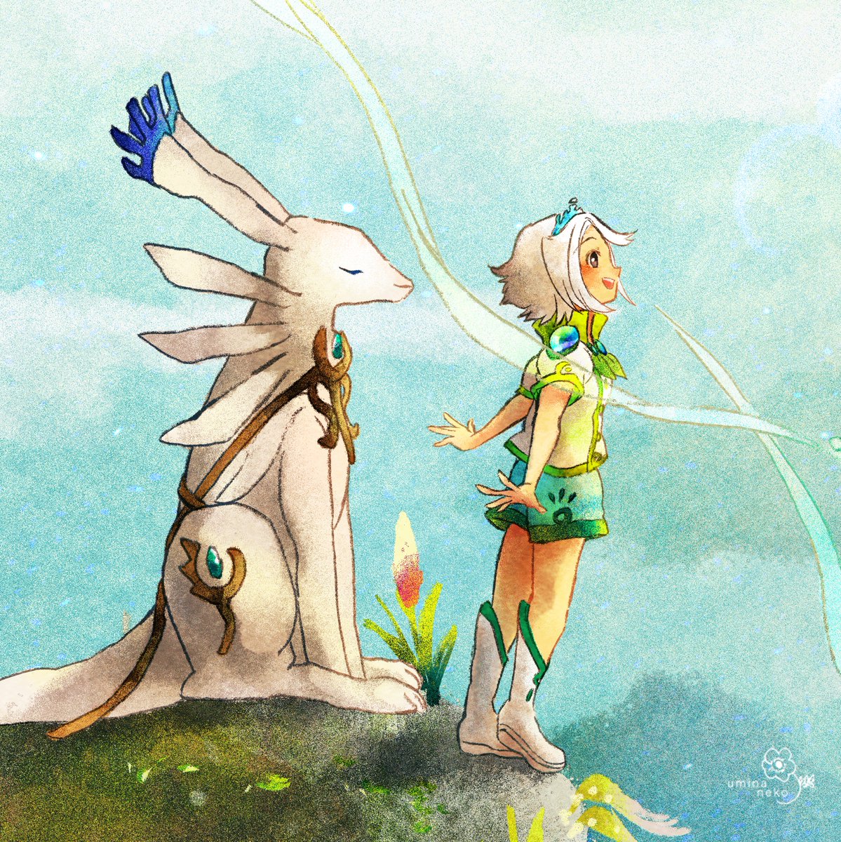 umina_comms's tweet photo. 🌿そよ風うさぎの谷
Breezy Rabbit Valley🐇 https://t.co/NhtsgCJTPd