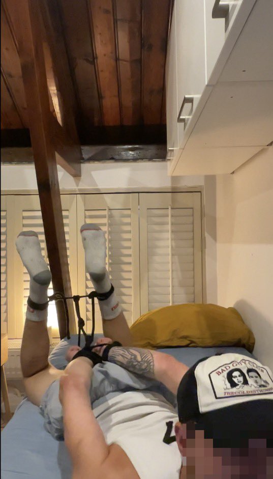 louvoss_'s tweet photo. Gay male bondage, hogtied, sock gagged.
#malebondage #gaybdsm #bondage #gagged #tiedup #boundgagged #twink #kink #fetish #socks #bondageboys https://t.co/Y5IBQCpf0Q