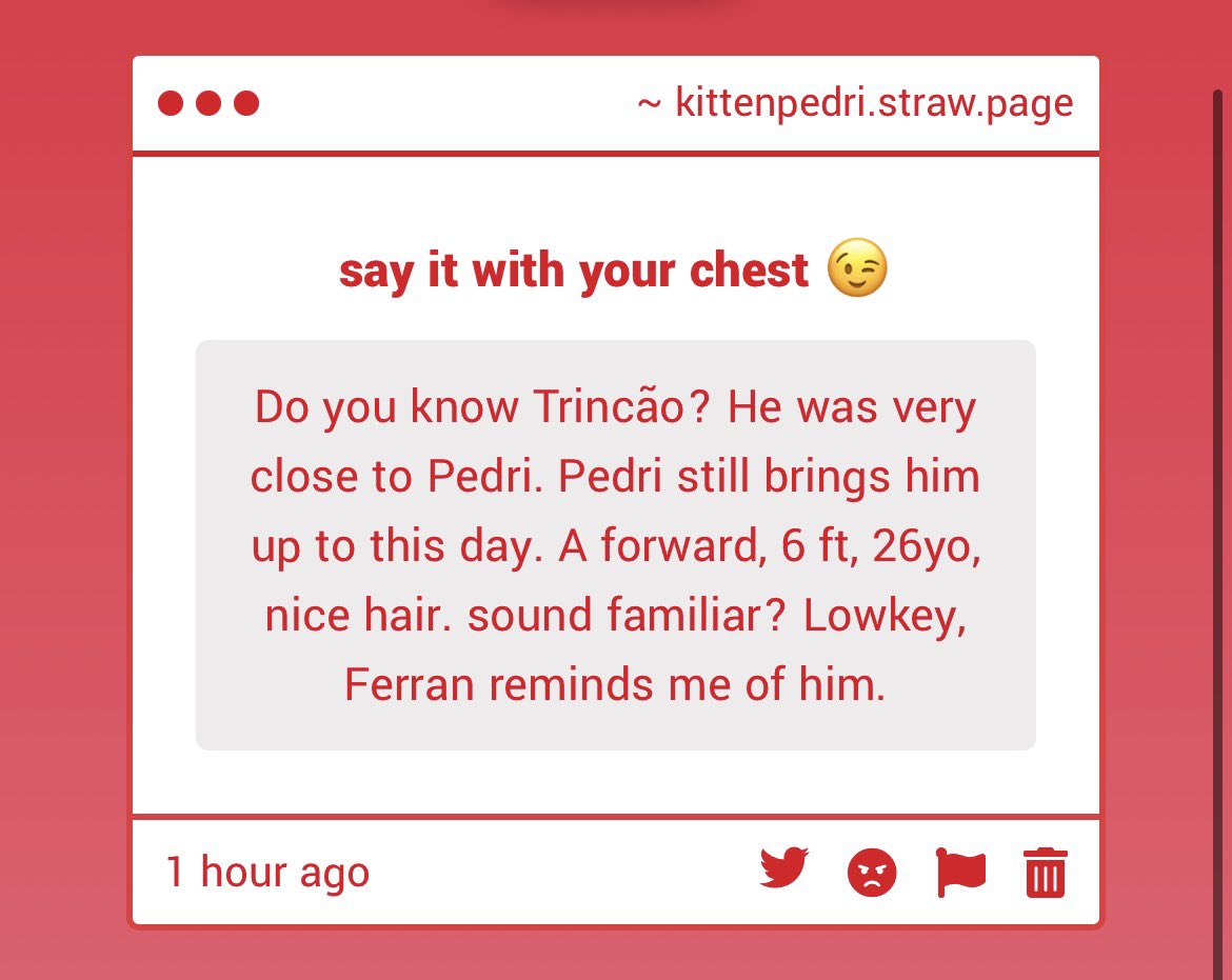 ukepedri's tweet photo. YES OFCCCCCC 100% they had so much potential… the way they said they stuck to eo too that was so cute. whenever anyone says gadri was the og to deny the first fedri meeting i just shake my head cuz if u were tapped in u would know trincão was there too https://t.co/vlmtuRPKZd