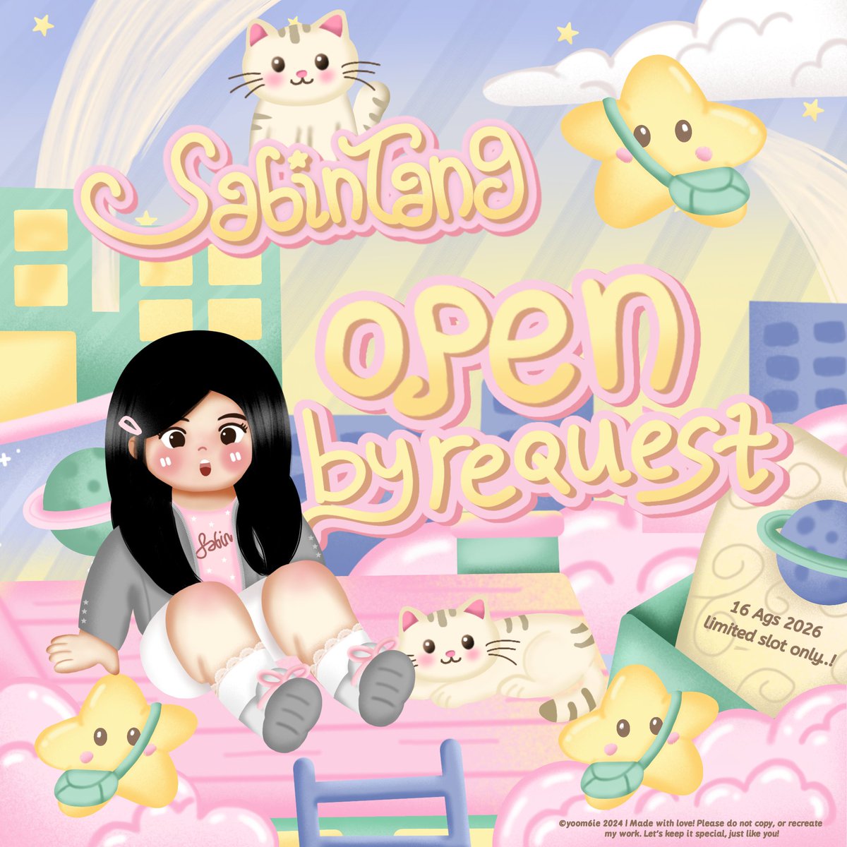 yoom6ie's tweet photo. Help repost please? thankyou 😆💗 

Hallo teman-teman, hari ini sabintang open by request layout untuk semua katalog 😋🌟 untuk detail tnc dan lain sebagainya cek ALT dan post dibawah yaa, terimakasih! ⭐

#bealanja https://t.co/uug0zYoTmi