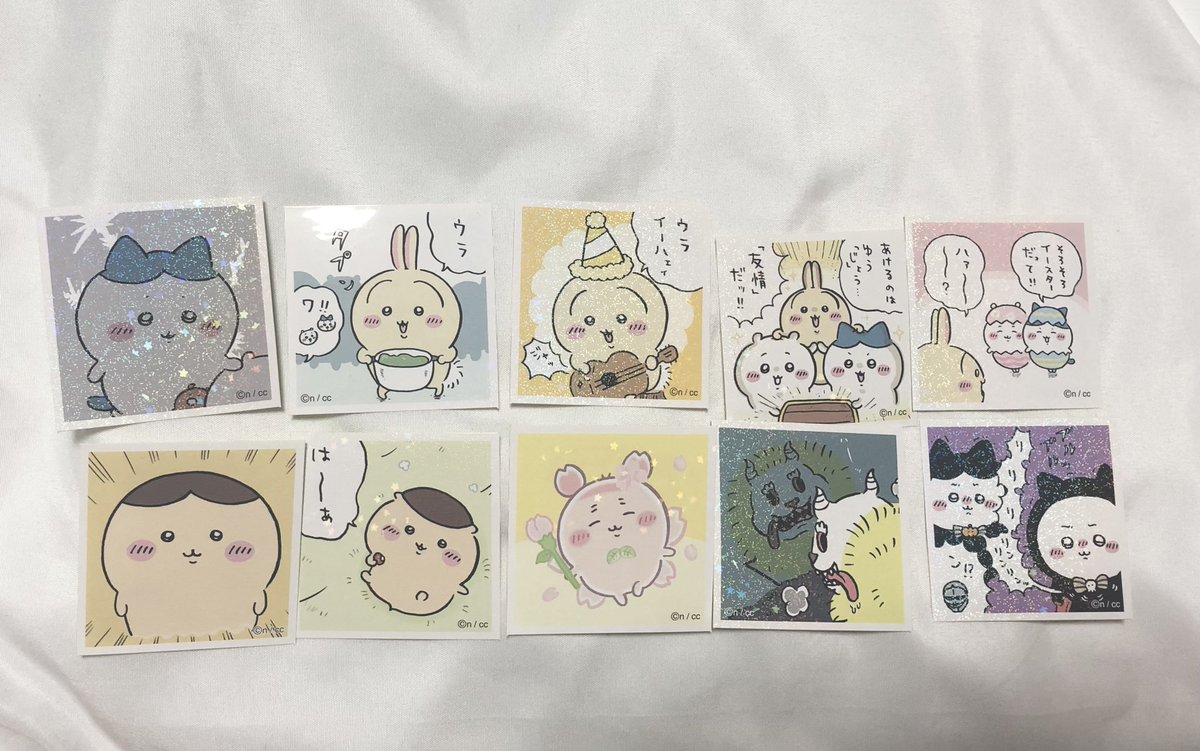 _paopaon's tweet photo. ちいかわ シールコレクション3 交換

譲) 画像

求) あのこ(1.2の物でも◎)

郵送にて交換希望📮 https://t.co/a2SNU0w7x6