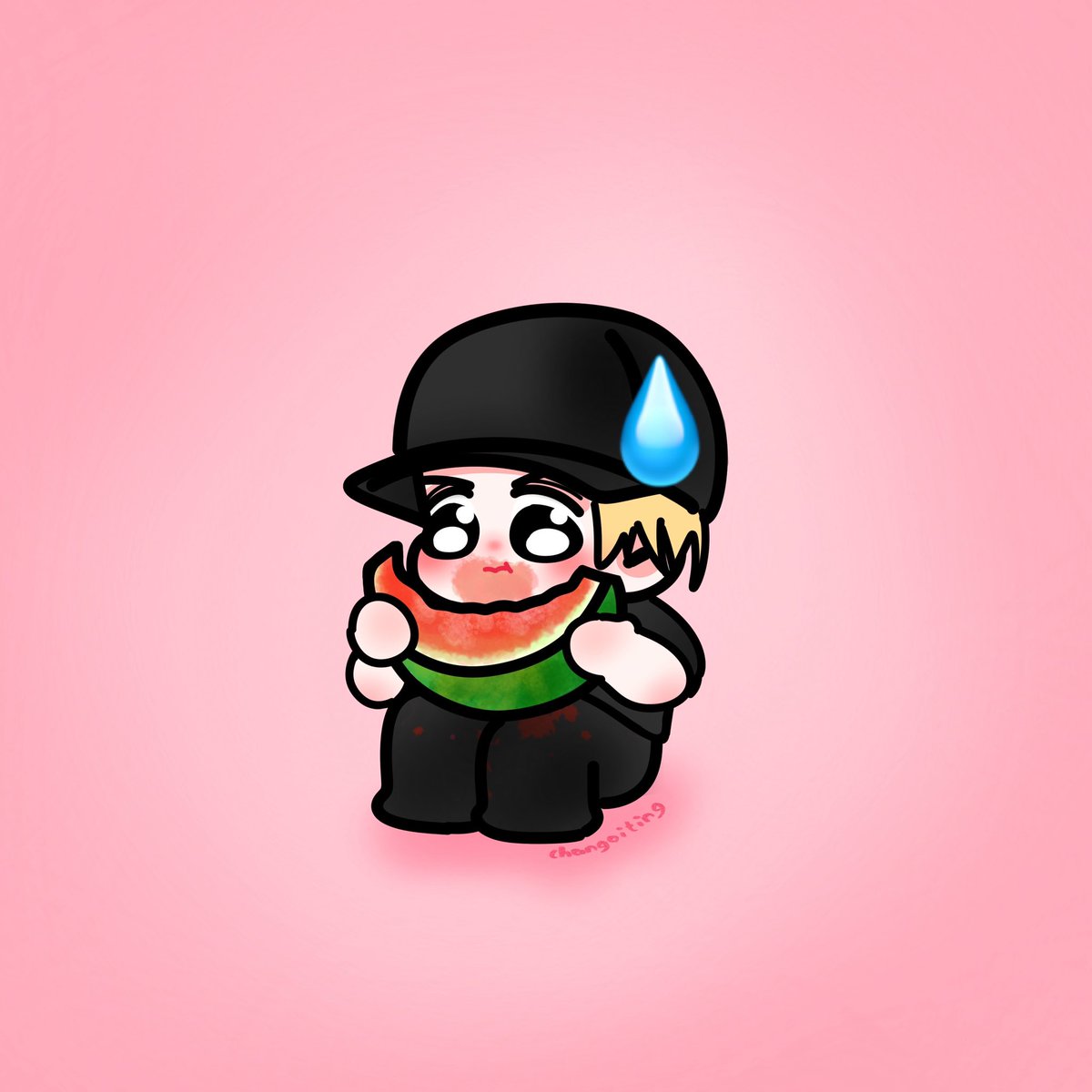 changoiting's tweet photo. 無語吃瓜 🍉 

#JacksonWang #王嘉尔 #잭슨 #TEAMWANG https://t.co/vcA0lHQ4fL