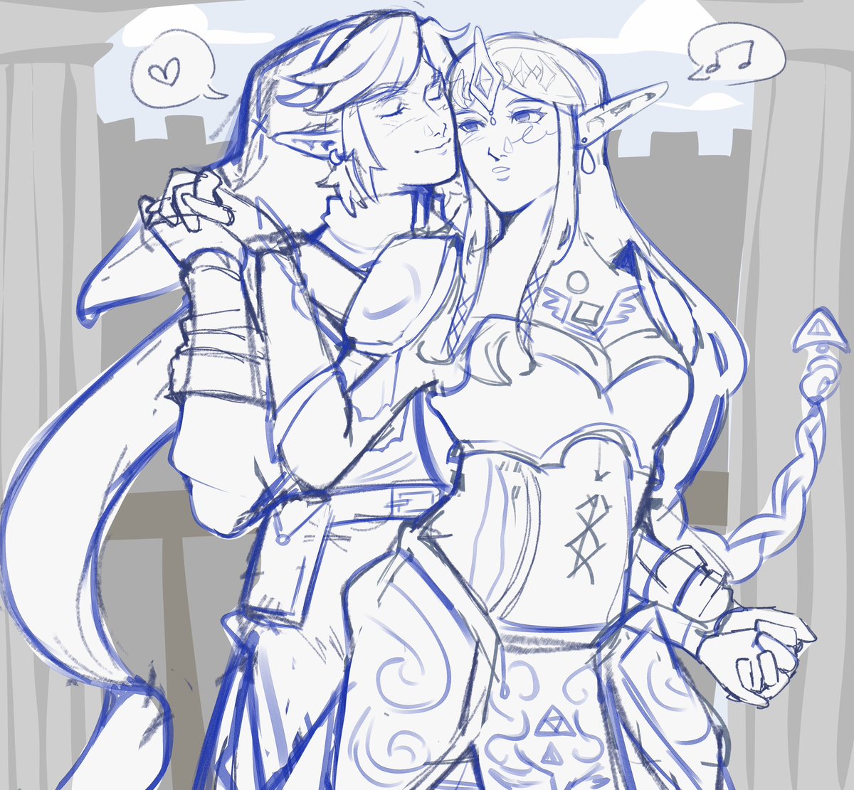 nitillee's tweet photo. reposting this sketch but happy 12 years to them! i recently replayed the game after like 10 years myself and i fell in love again! https://t.co/pnWabR060l