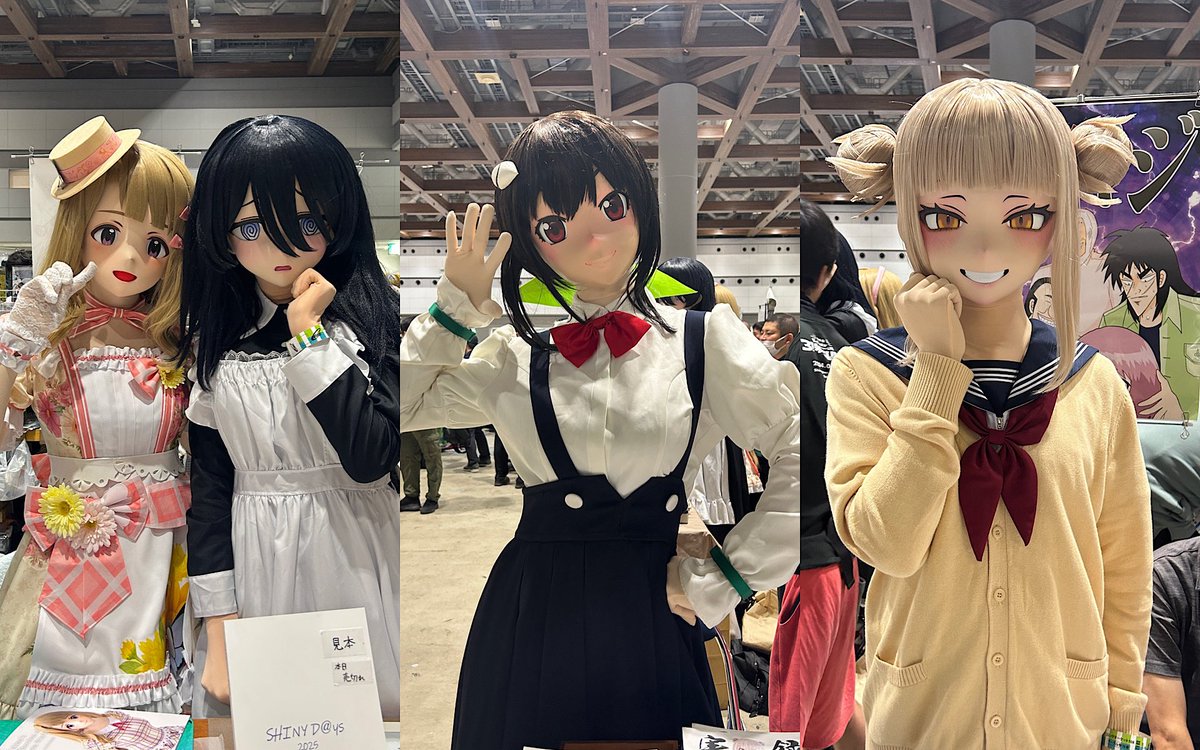 kwrknm's tweet photo. #C108 一般參加報告
着ぐるみ街ができてるなんてあまりにも凄すぎる…！！！！！
#着ぐるみ

🎭 ▸ (左から)
@torme_kig
[提供なし]
@UzumeAyaka
@chin10okp_Photo
@syumup
[提供なし]
@cravern2
@Orange_Yoghurt_
@Tori_kig
@KigSetsume
@matsu_kig
@Ohei022
@makomako_kig https://t.co/orxQP0Zvwo