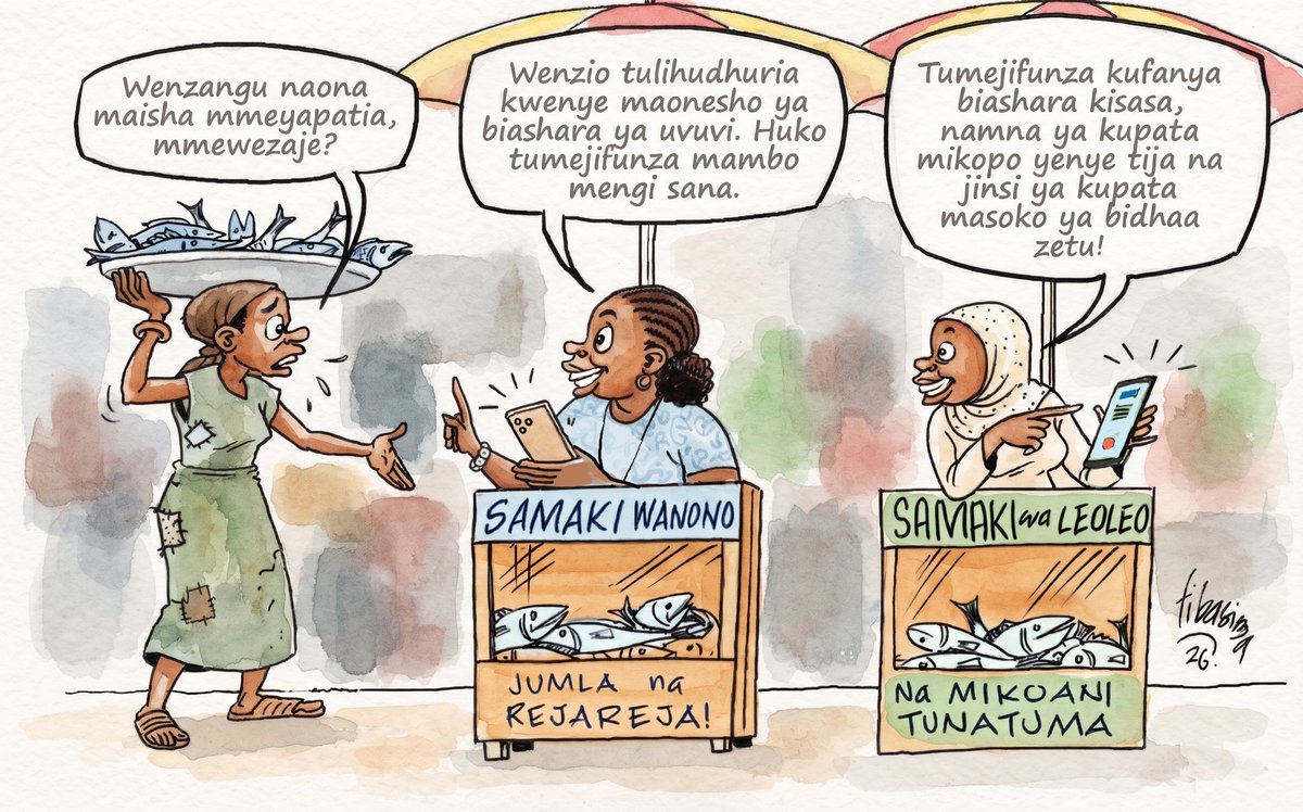 MarekaMalili's tweet photo. Samaki akitoka ziwani,muda ni pesa.
Ndio maana barafu si anasa kwenye mnyororo wa thamani,ni sehemu ya kulinda ubora na kupunguza upotevu. #FISH4ACP imewekeza kwenye ice plant na mifumo wa cold chain
Swali,before hawa jamaa ilikuaje?
@EU_Partnerships @BMZ_Bund @PressACP @FAOfish https://t.co/7Y4AGw0sD4