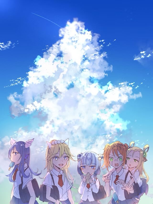 Toooomkwa's tweet photo. 大昔に描いたパズドラのメイメイちゃんと四神 https://t.co/jcRp6rVKaD