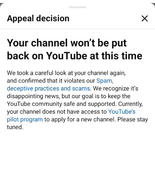 vs_naruto_7's tweet photo. Dear @TeamYouTube My channel “VS NARUTO 7” was removed for Spam, deceptive practices and scams. I mainly uploaded anime memes and anime-related content on YouTube. I respectfully request you to manually review my channel again and check whether I actually violated the Spam policy. If the removal was a mistake, please reconsider the decision and restore my channel. Thank you.
#TeamYouTube