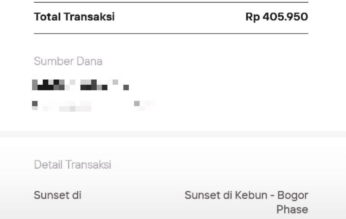 oh_seeone's tweet photo. hi, aku mau jual 2 tiket 400k ( INCLUDE TAX ) harga asli Rp. 405.950, discon 5.950 yaww! #zonauangㅤ https://t.co/TAUwyLcRwu