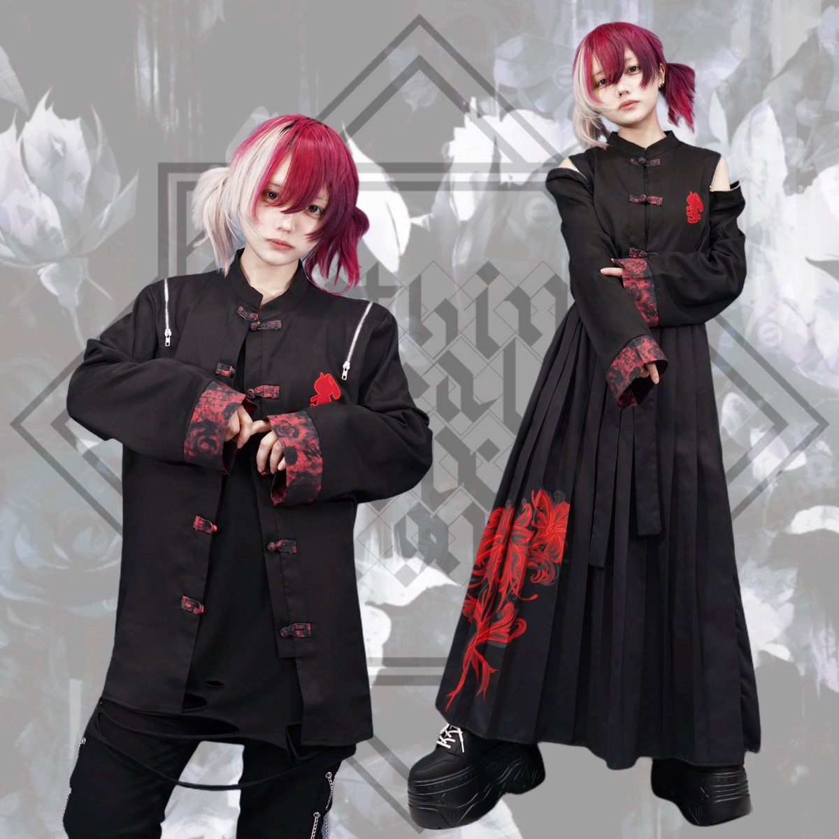 NieR_tokyo's tweet photo. ✨おすすめ商品案内✨

UNISEX 2WAY CHINA LONG SHIRT【RED】

クラシカルなチャイナデザインを、
再構築した2WAY SHIRT✨

是非チェックしてみてください🐰
https://t.co/CNbq6LuuYp https://t.co/jmUK0Mj0vc