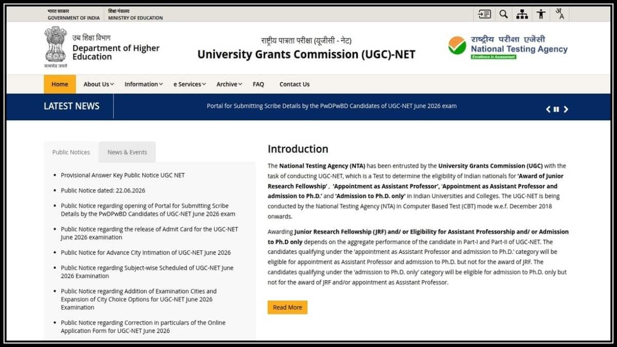 careers360's tweet photo. UGC NET Answer Key 2026 (OUT) LIVE: NTA issues June response sheet; raise challenge by August 18
Story: https://t.co/k87cq2KISd
#UGCNET #UGCNET2026 #UGCNETJune2026 #UGCNETAnswerKey #UGCNETResponseSheet #UGCNETObjection #UGCNETResult #NTA #NTAUGCNET #UGCNETJRF #NETExam #UGCNETUpdates #AnswerKey2026 #EducationNews #ExamUpdates
