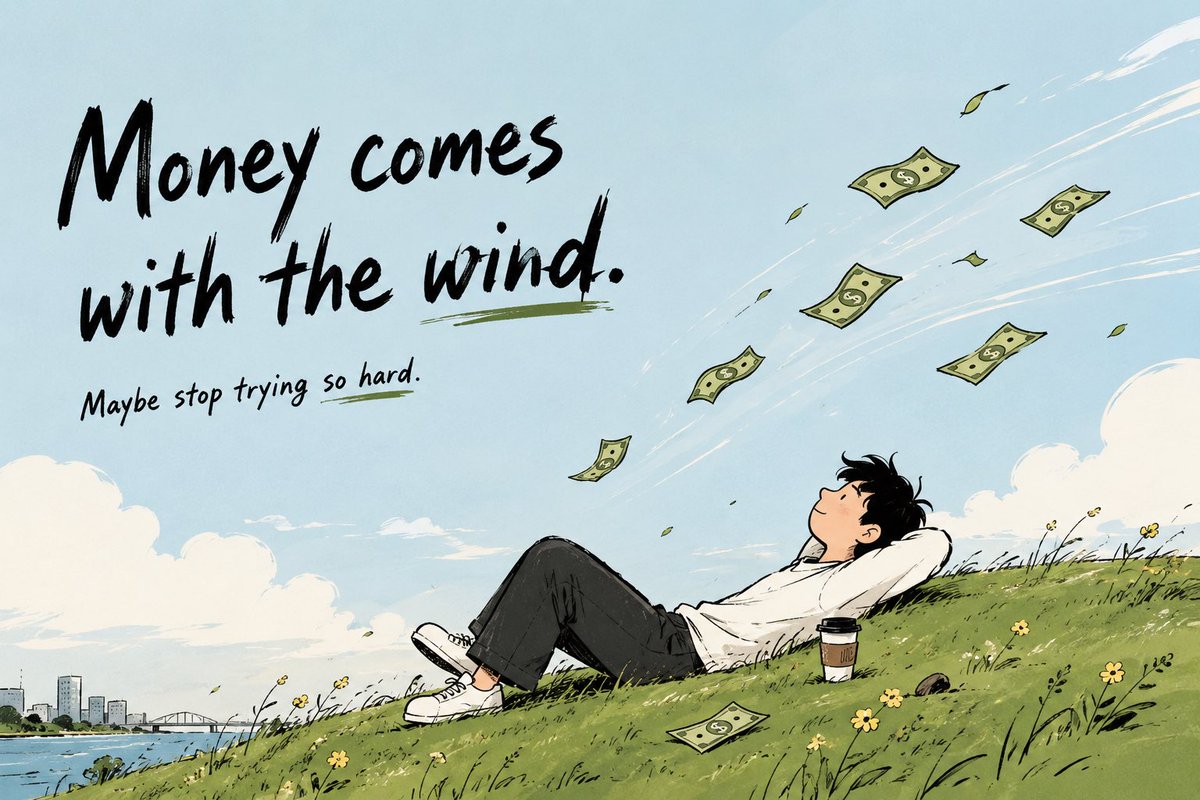 arvinaq's tweet photo. If making money feels exhausting,
you’re probably doing it wrong.

Money is supposed to fall out of the sky.

What’s hard work got to do with it? 😂 https://t.co/1A2pCMcvXD
