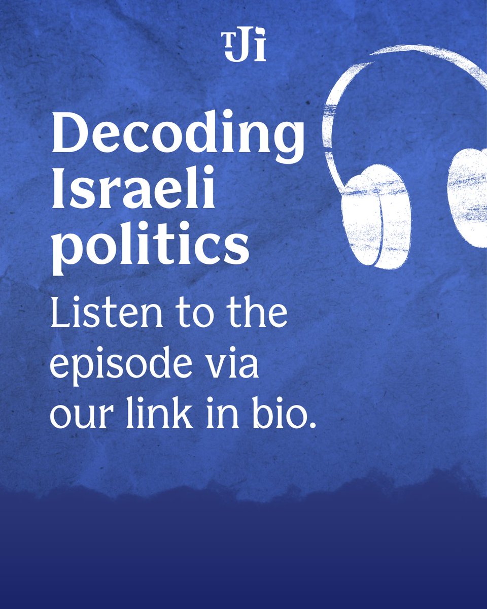 TJI_au's tweet photo. 🎧Stay up to date with a critical Israel election: https://t.co/wGjqZifACv https://t.co/aVm5BquHc0