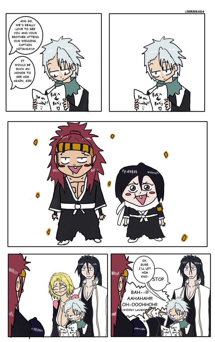 mrm6464's tweet photo. Truly meant for each other, Rukia and Renji lol 
#Renruki #BleachTYBW #Toshiro https://t.co/UzRPCeNsYl