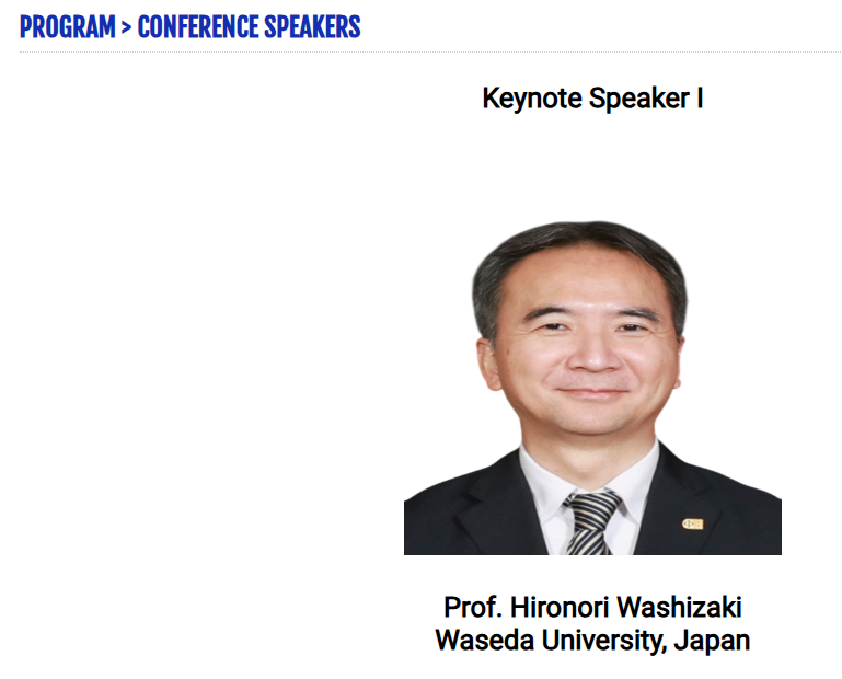Hiro_Washi's tweet photo. I am thrilled to announce that I will deliver my keynote on the SWEBOK Guide and AI-empowered SE at the 8th World Symposium on Software Engineering (#WSSE 2026), taking place in Nara, Japan, from October 16 to 18. The conference is currently soliciting special session proposals until August 31st. Come visit Nara! https://t.co/d0dAuI5rZM
https://t.co/KOzdwdoyVe

Other invited/keynote speakers are Hirohisa Aman and Raula Gaikovina Kula. The conference is organized by the general and program (co-) chairs, including Tadashi Dohi, Shaoying Liu, Masateru Tsunoda, Kenji Fujiwara, N. Ch. Sriman Narayana Iyengar, Osamu Mizuno, as well as other distinguished leaders, including Publicity Chairs: Hirohisa Aman, Eunjong Choi, Grant Emanuel, William Penaflor Rey, Zaid Omar, and Muzamil Basha Syed. Thank you for having me, and I am looking forward to this!