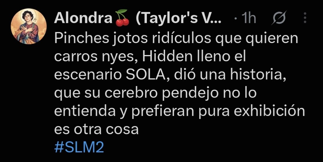 DeshaArmy's tweet photo. Muchas razón tiene este comentario ☝️
#SLM2 https://t.co/ltXR593FYz