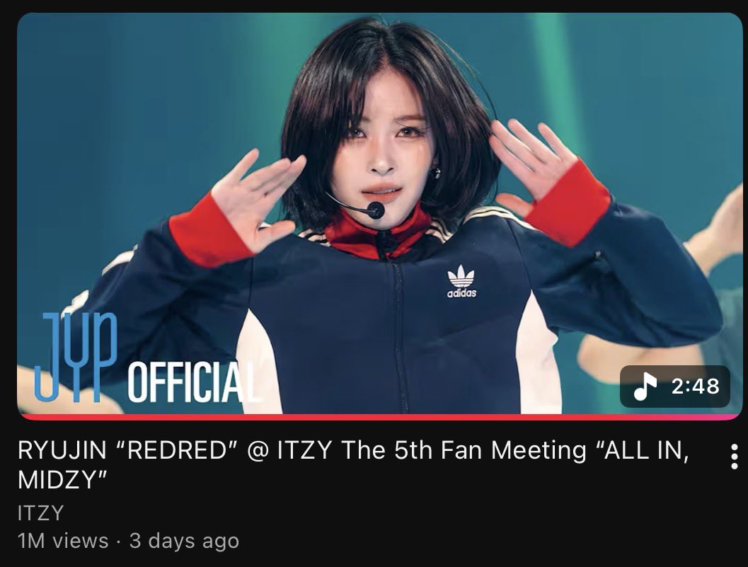 apq1e_'s tweet photo. RYUJIN REDRED 1M Viewおめでとう♩ https://t.co/IGDlkdPlro