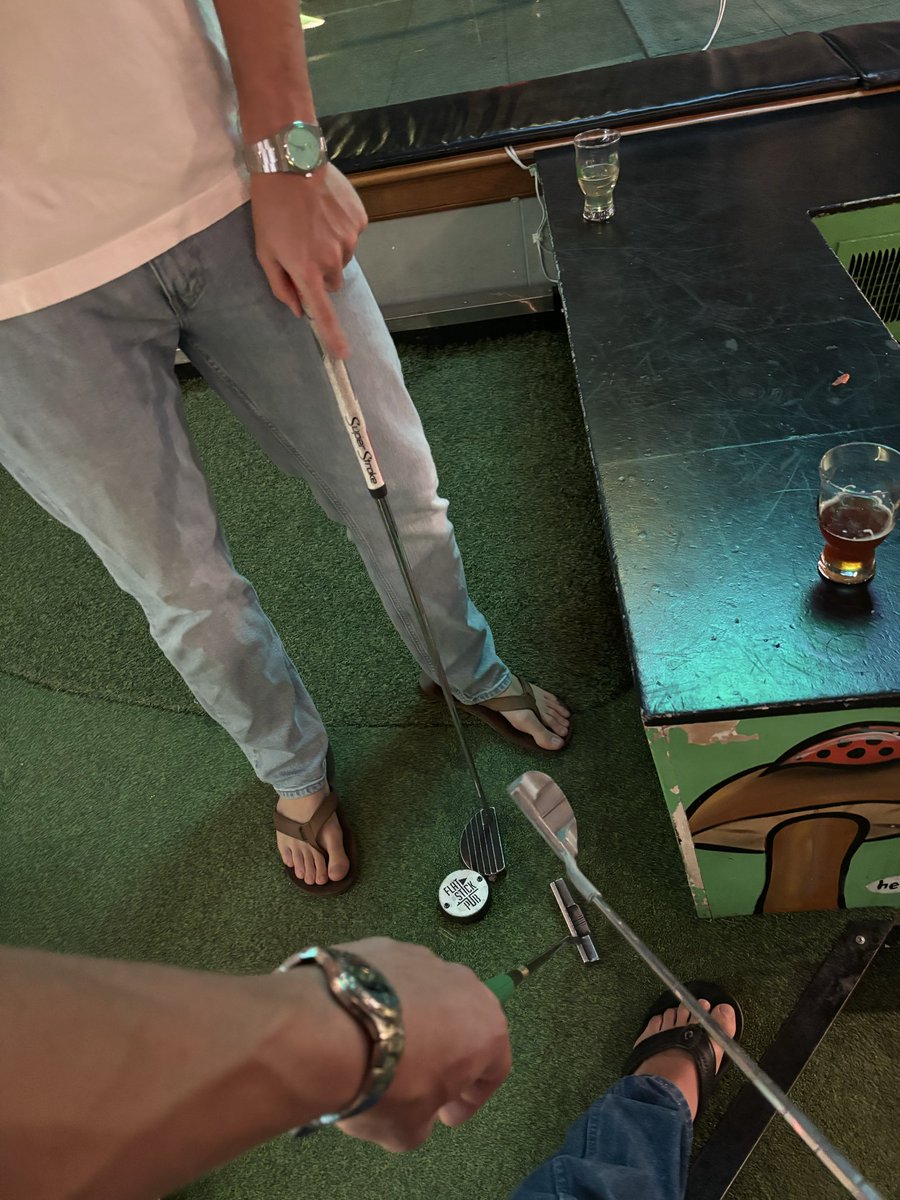 VRusso1983's tweet photo. Mini golf and drank #yesplease #thanks https://t.co/OPr4Djrz3j