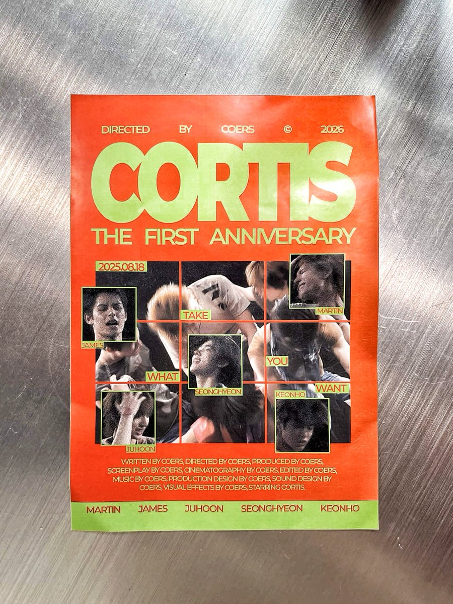DRIPINKED's tweet photo. 𝗗𝗶𝗿𝗲𝗰𝘁𝗲𝗱 𝗯𝘆 𝗖𝗢𝗘𝗥𝘀,
#CORTIS’ Anniversary Poster

📍 No Hongdae no Dongmyo this is Blok M Area :>

Thank you to my dear friend for commissioning this poster to me and happy birthday, CORTIS! 🎱 https://t.co/c20QOrG8GN