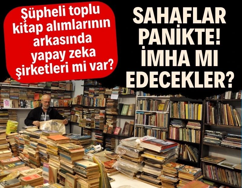 nefesgazete's tweet photo. Sahaflar panikte: Yapay zeka şirketleri kitapları alıp imha ediyor! 

Son dönemde yapay zeka şirketlerinin sahaflardan ikinci el kitapları toplu olarak alıp, yapay zeka modellerini eğittikten sonra kitapları imha ettiğine dair iddialar giderek artarken benzer vakalar giderek artıyor… https://t.co/qnuwCWLeRs