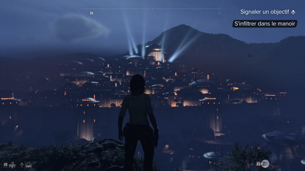 DOonoki's tweet photo. Et après avoir fini AC : Shadows et Hogwart Legacy je m’attaque à Star Wars Outlaws, début d’aventure avec beaucoup d’infiltration alors que je suis pas fan de ça 😭😭 Hirmis ça graphiquement c’est plutôt jolie à voir ce que ça va donner https://t.co/1z8uK4i7tV