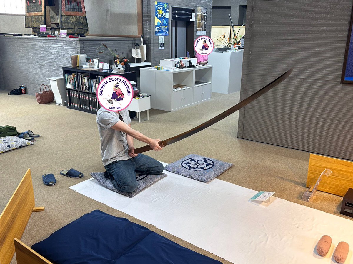 Samurai_Museum's tweet photo. 【真夏の大太刀チャレンジ -最終日-】
みなさんチャレンジ大成功！ https://t.co/ytBLnDrGk5