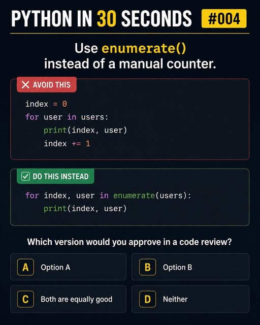 shoriful_dev's tweet photo. Python In 30 Seconds #004
#Python
#PythonProgramming
#PythonForBeginners https://t.co/oDHTnsJEpp